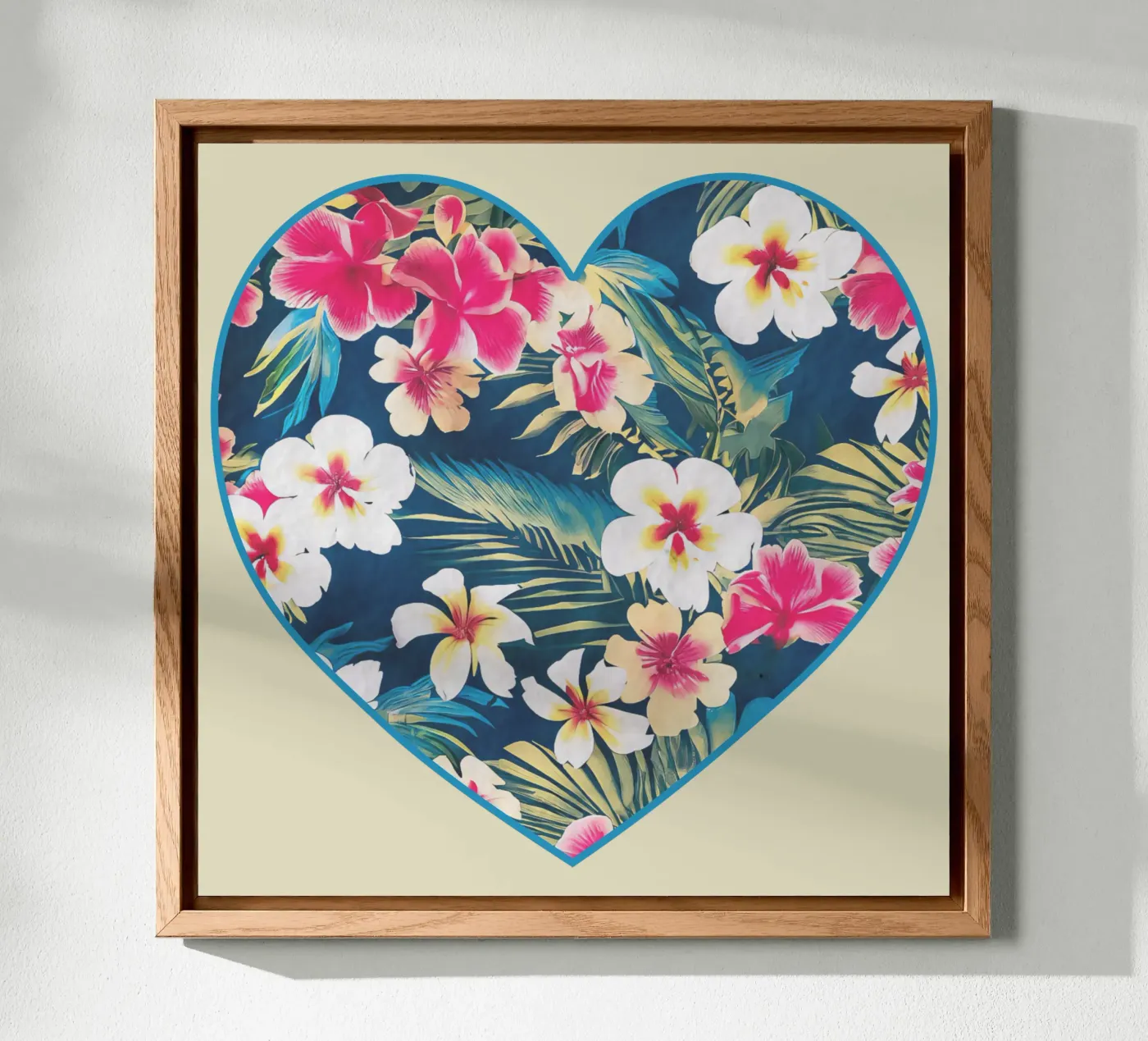 Cuore Aloha alluminio dibond da Nina May Design Studio