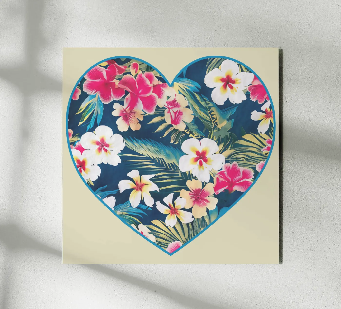 Cuore Aloha alluminio dibond da Nina May Design Studio