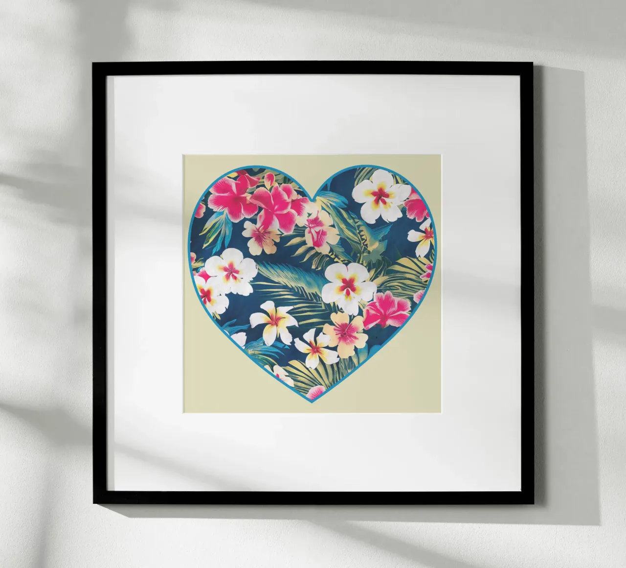 Cuore Aloha poster da Nina May Design Studio