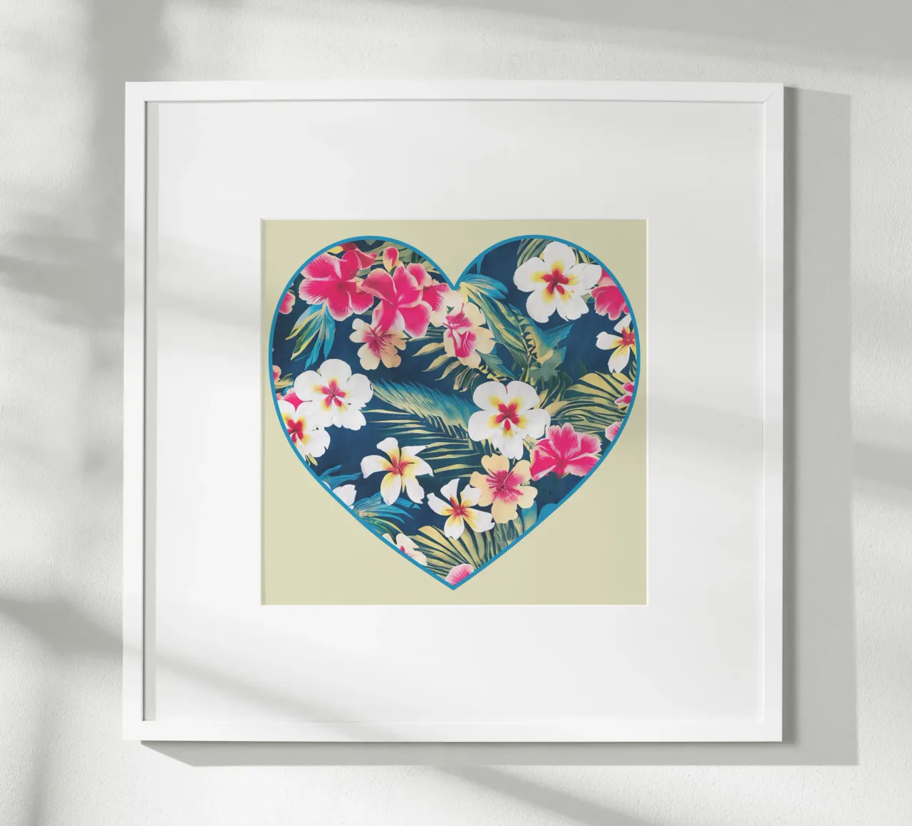 Cuore Aloha poster da Nina May Design Studio