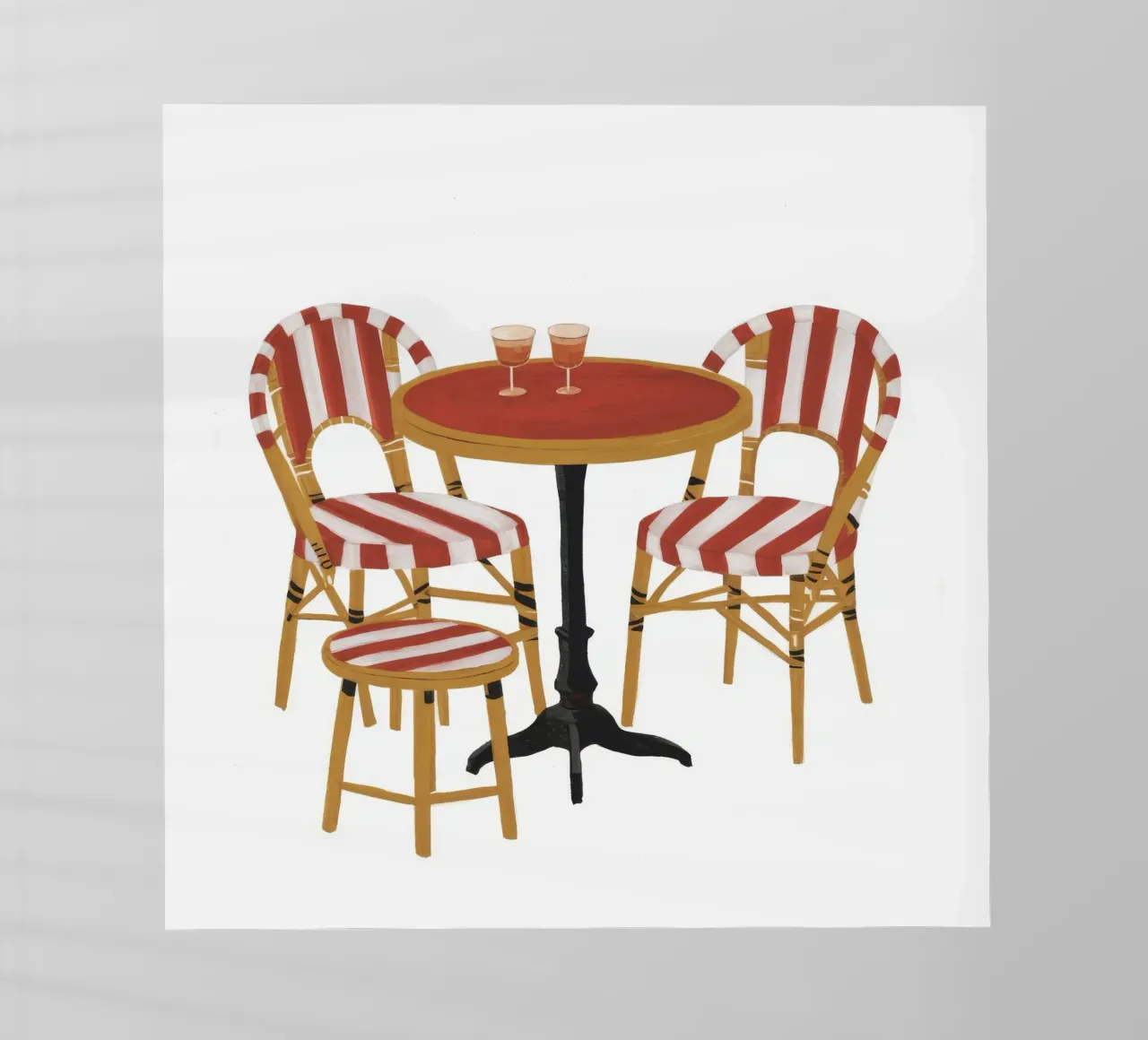 Scarlet Bistro Solitude pellicola backlit da Dawn Light