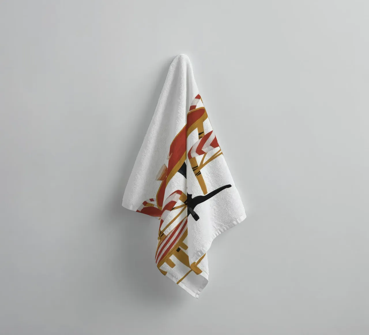 Scarlet Bistro Solitude asciugamano da bagno da Dawn Light