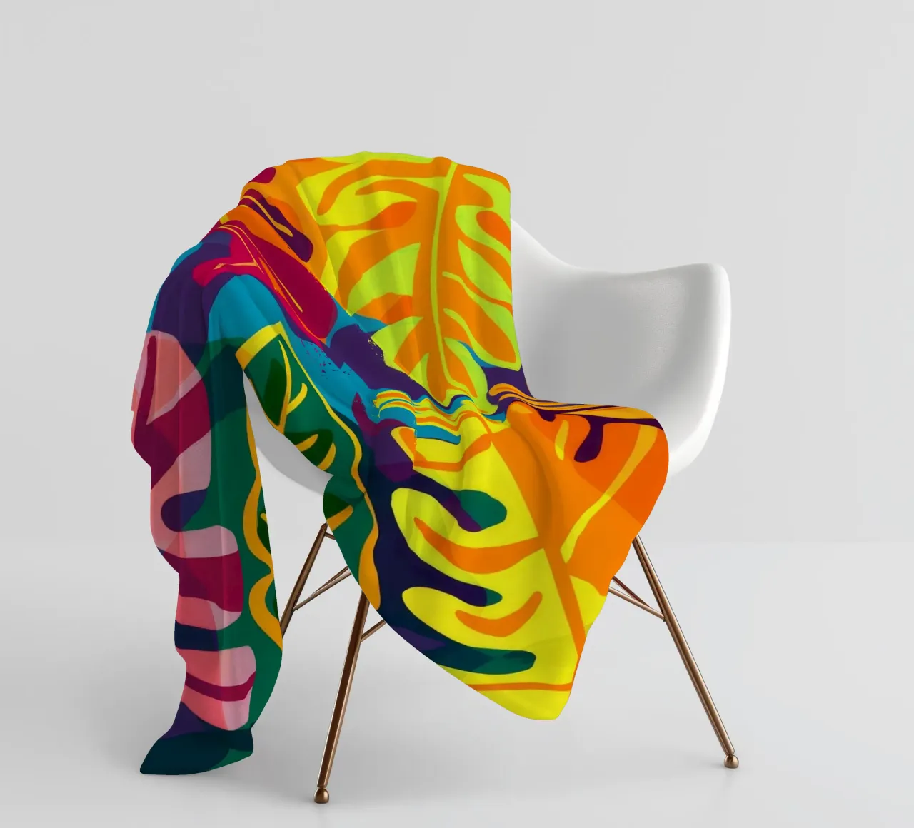 Fiammata floreale cromatica coperta in pile da Dawn Light