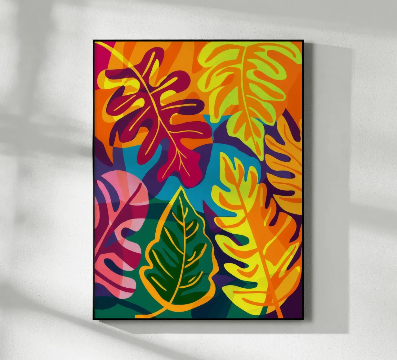 Fiammata floreale cromatica plexiglass da Dawn Light