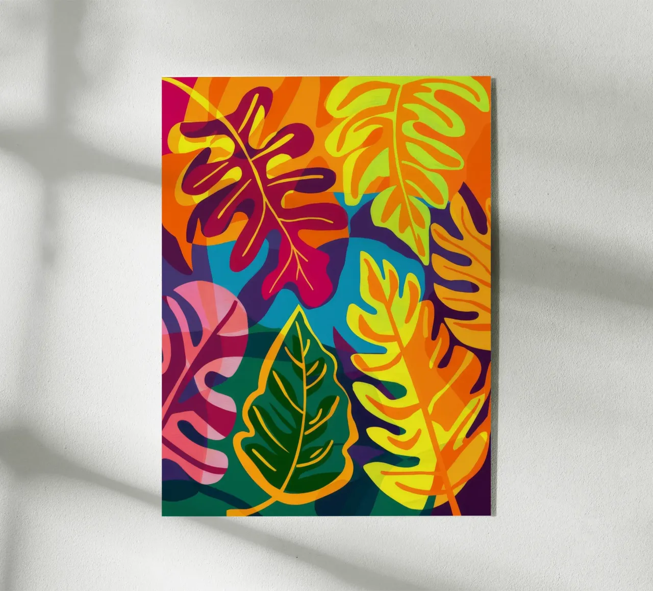 Fiammata floreale cromatica plexiglass da Dawn Light