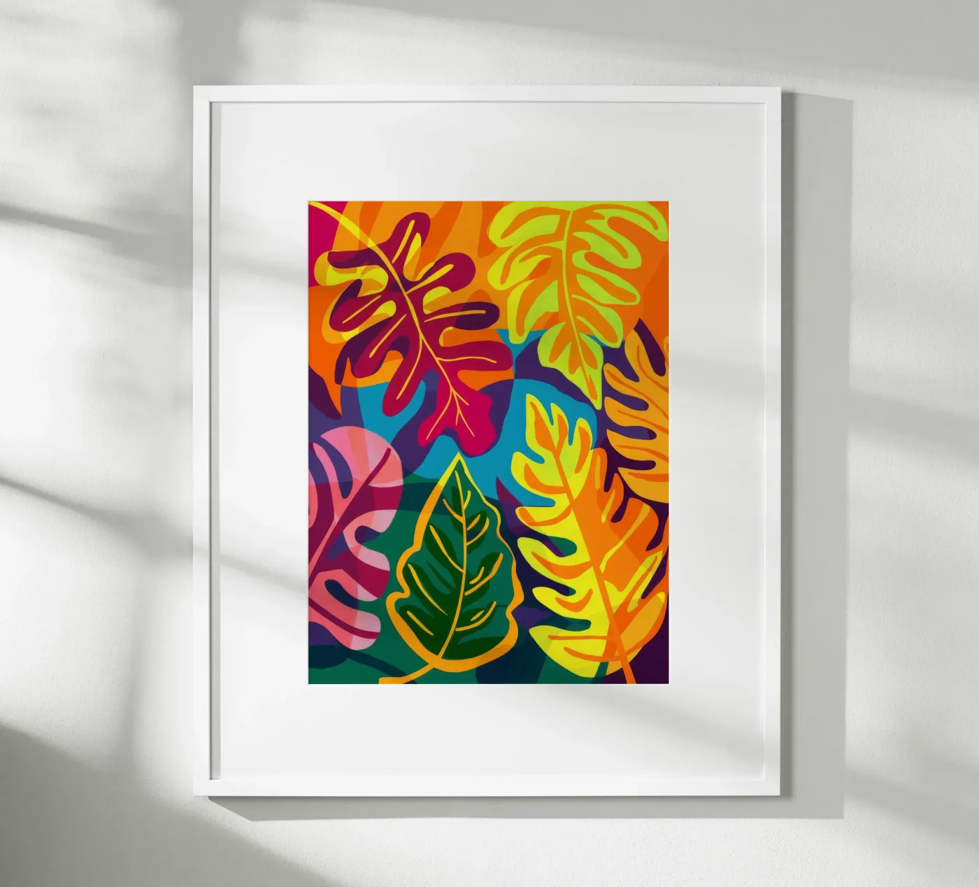 Fiammata floreale cromatica poster da Dawn Light