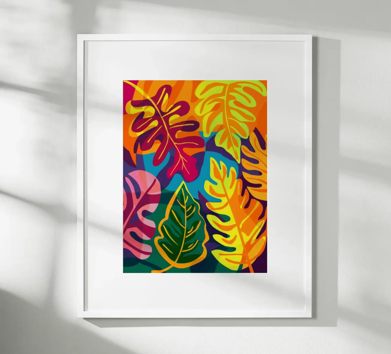 Fiammata floreale cromatica poster da Dawn Light