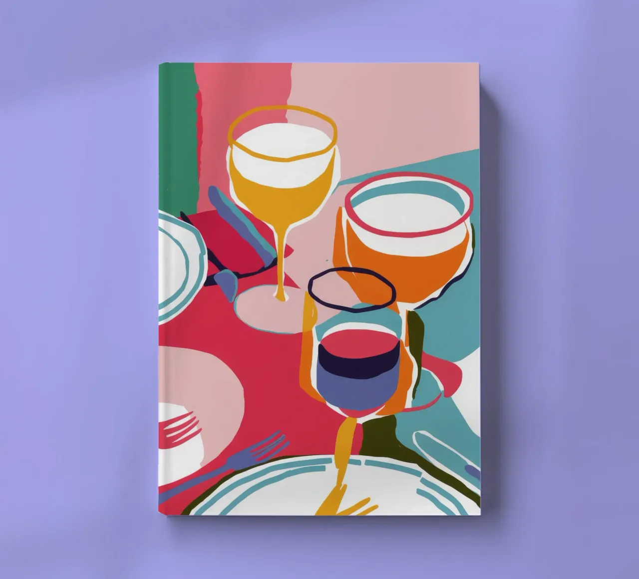 Summer Wine Serenity notebook by Dawn Light