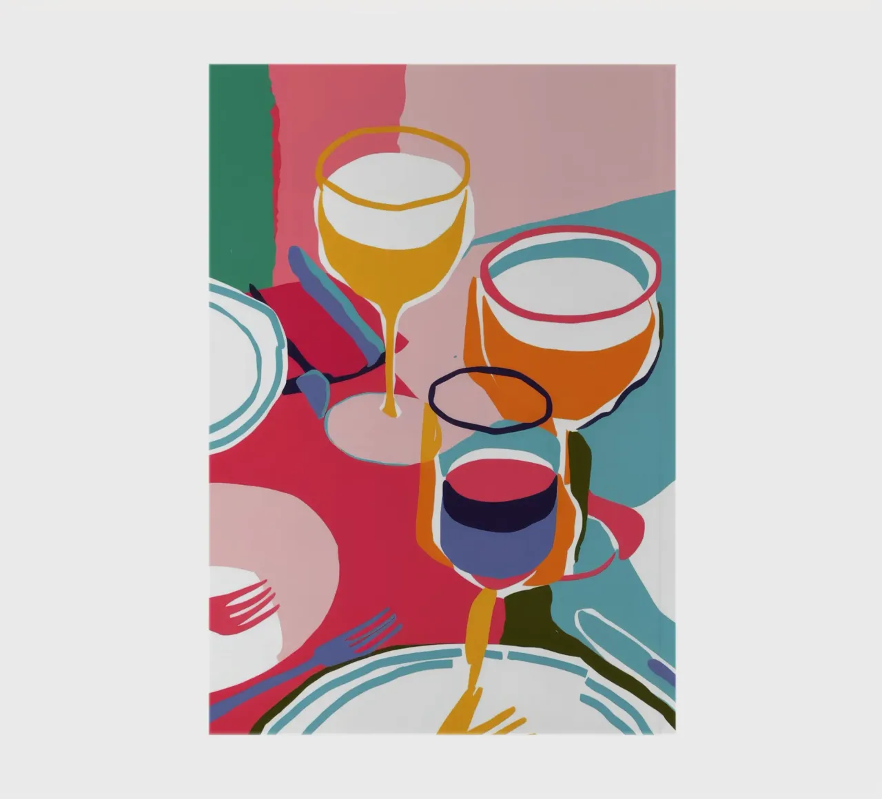 Summer Wine Serenity notebook by Dawn Light