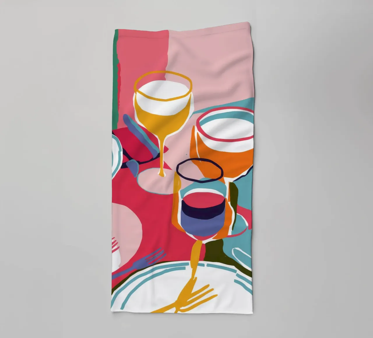 Summer Wine Serenity towel by Dawn Light