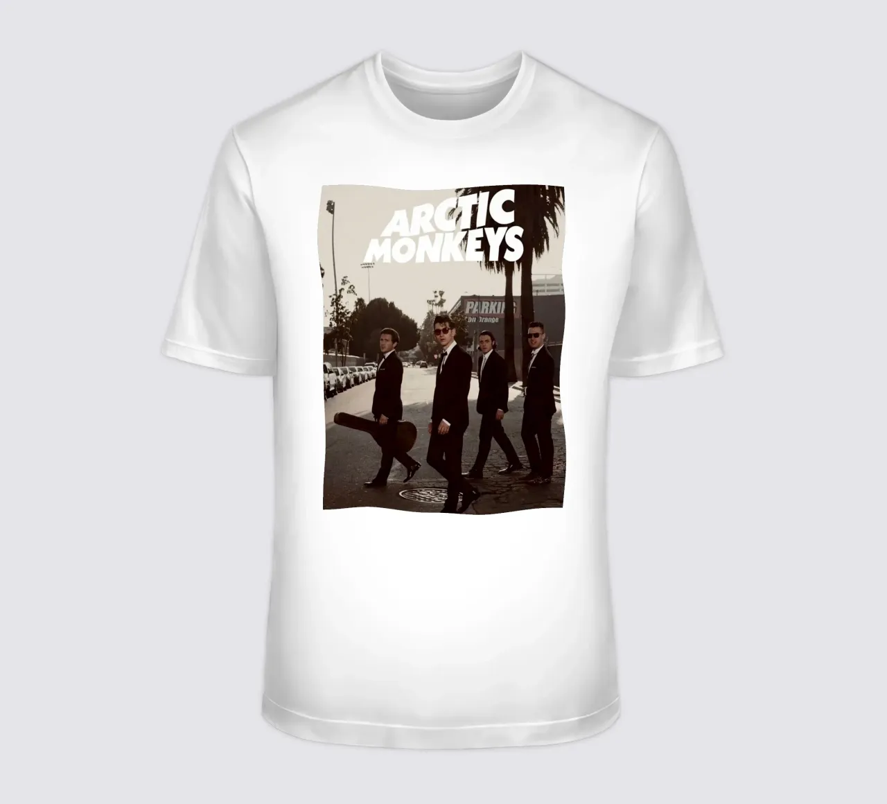scimmie artiche band art t-shirt da music soul