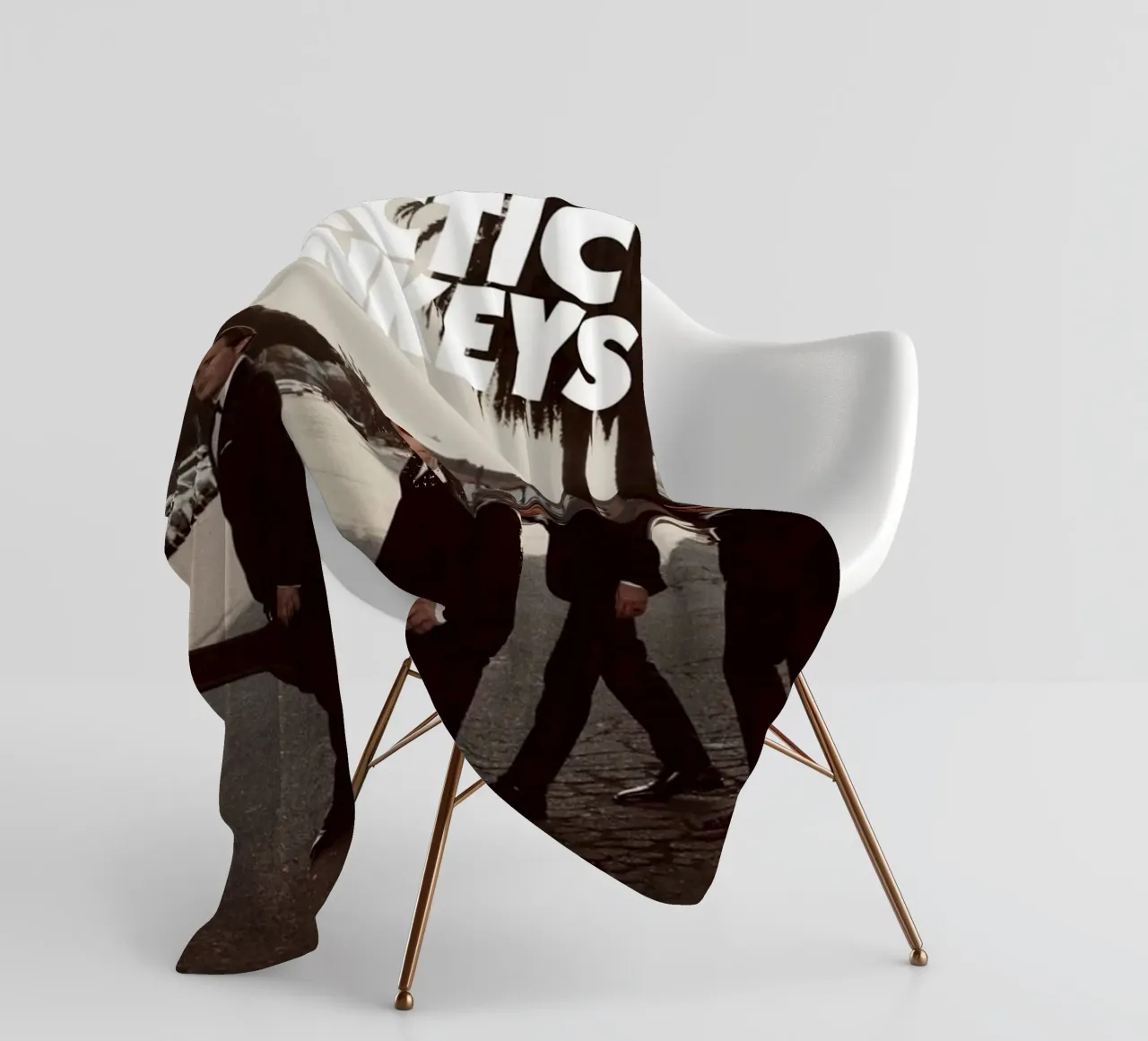 scimmie artiche band art coperta in pile da music soul