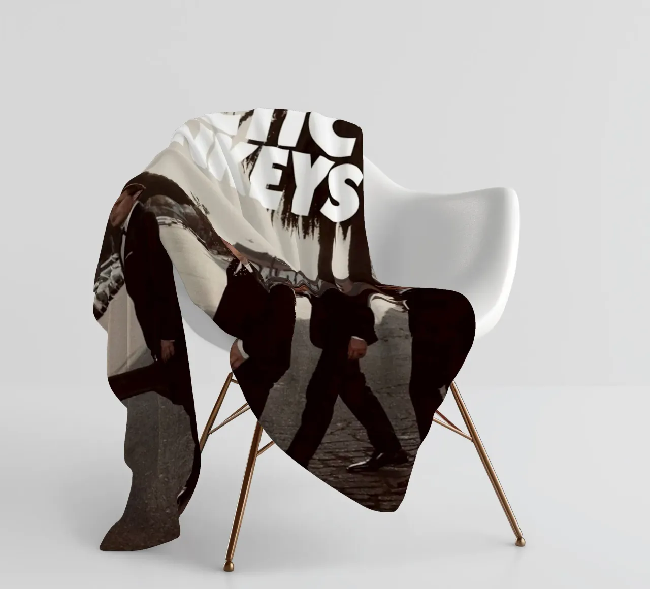 scimmie artiche band art coperta in pile da music soul