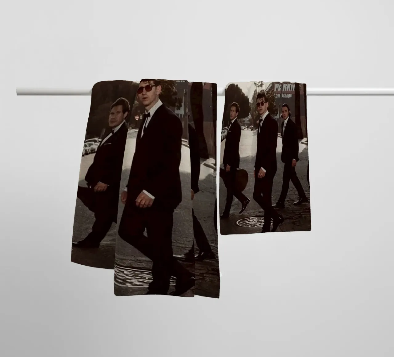 scimmie artiche band art asciugamano da bagno da music soul