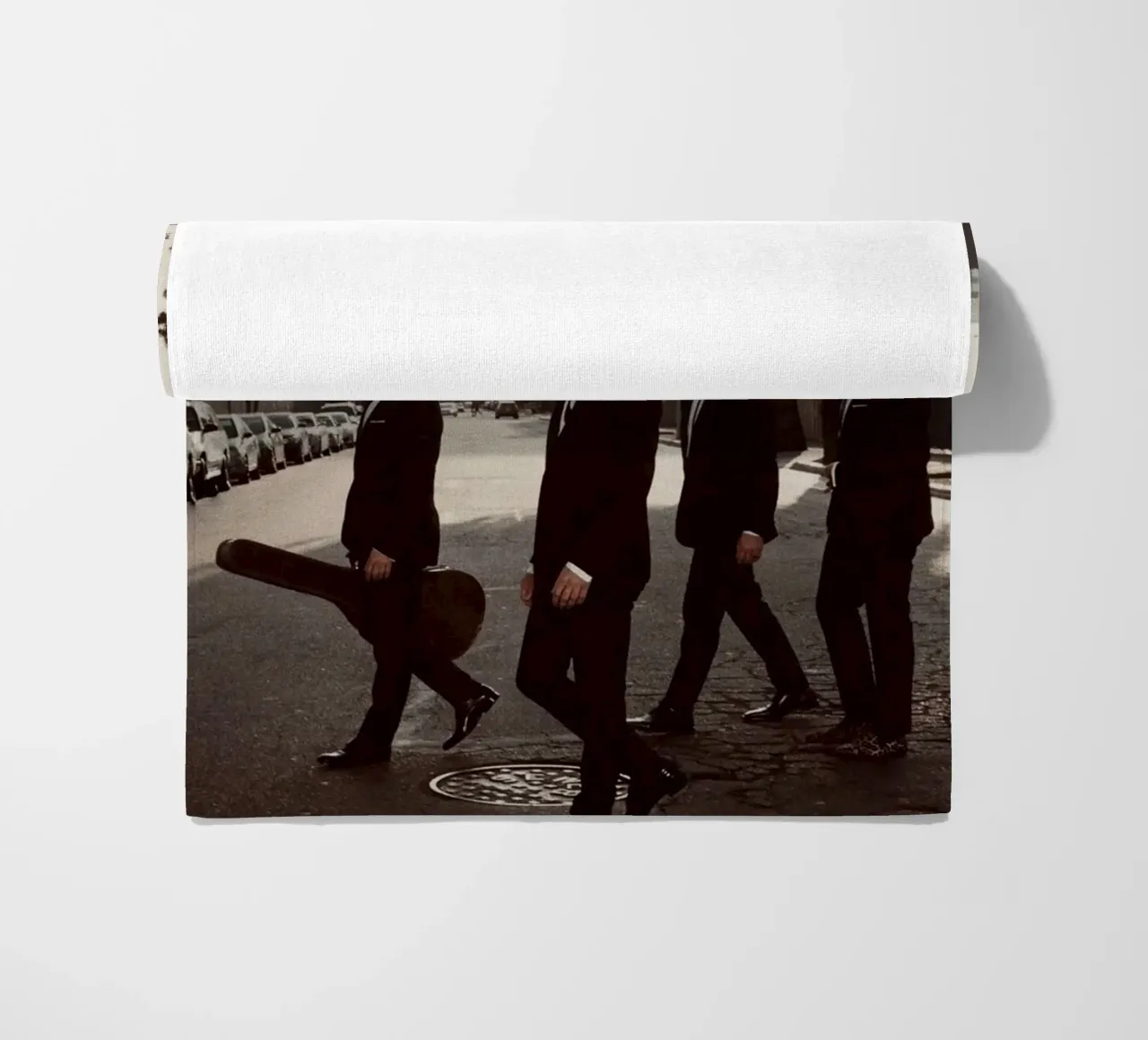 scimmie artiche band art telo mare da music soul