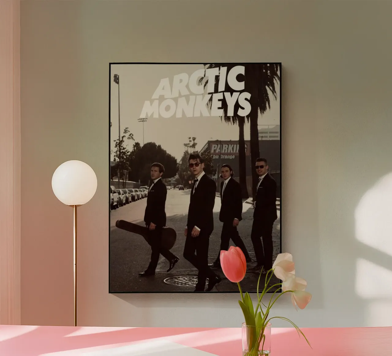 scimmie artiche band art plexiglass da music soul