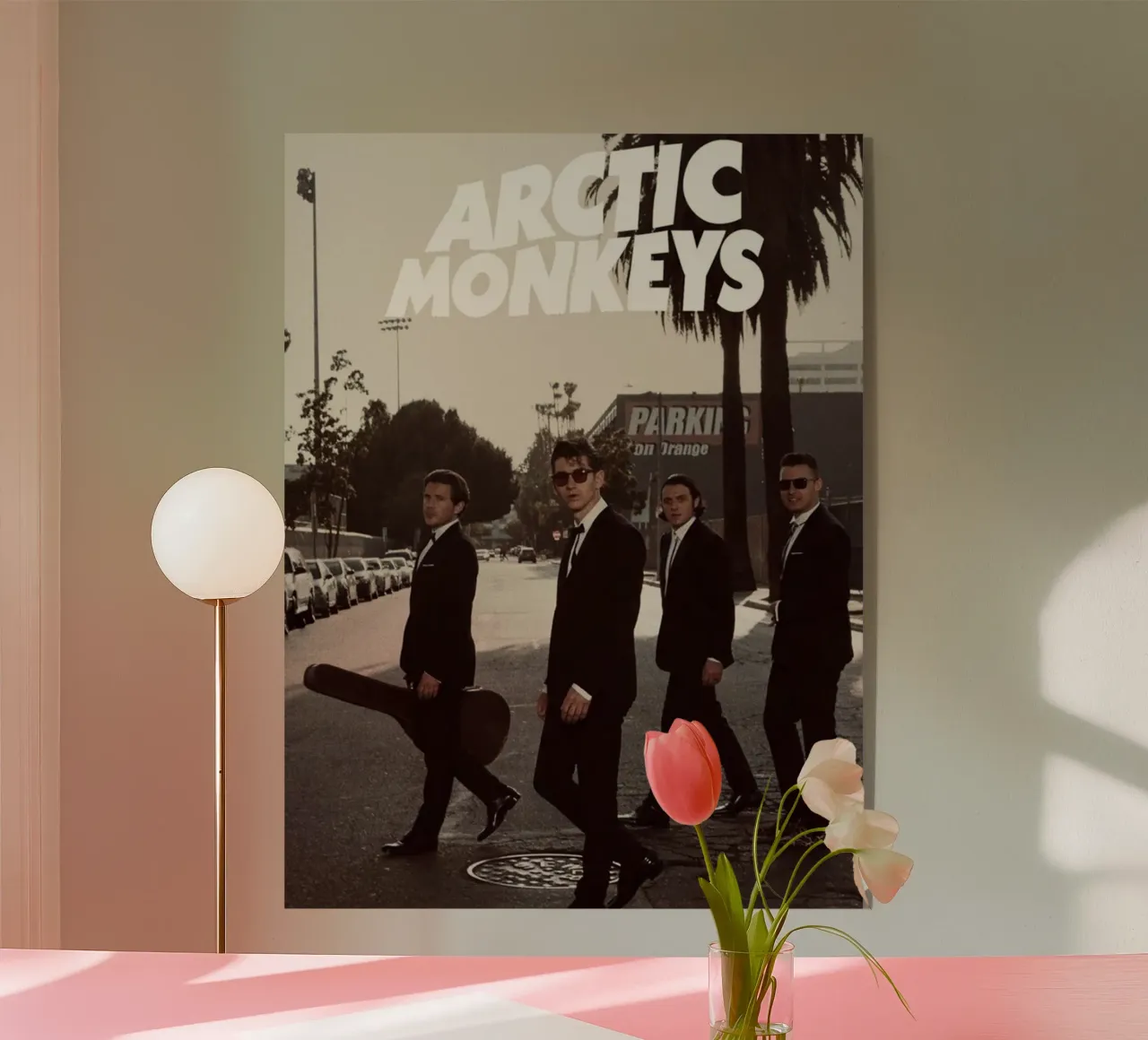 scimmie artiche band art plexiglass da music soul