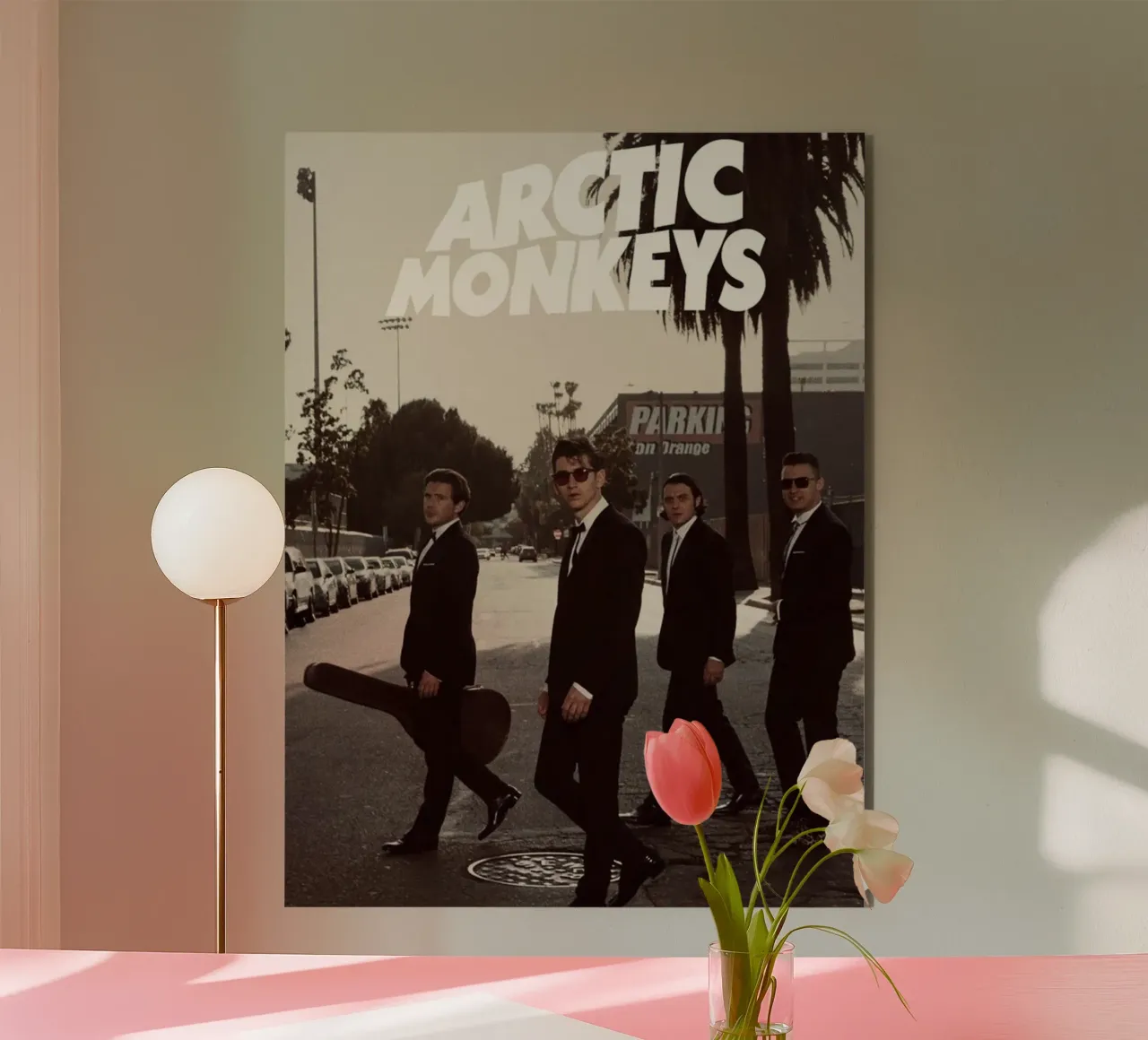 scimmie artiche band art alluminio dibond da music soul