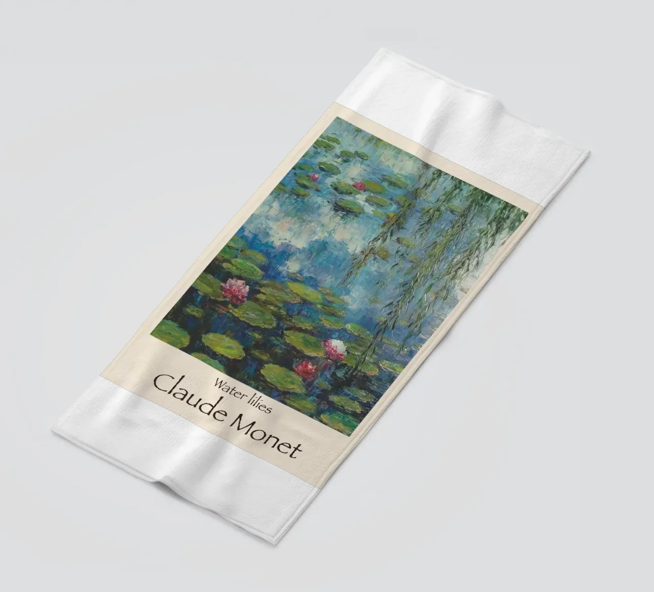 Le ninfee Monet telo mare da Günstiger Laden