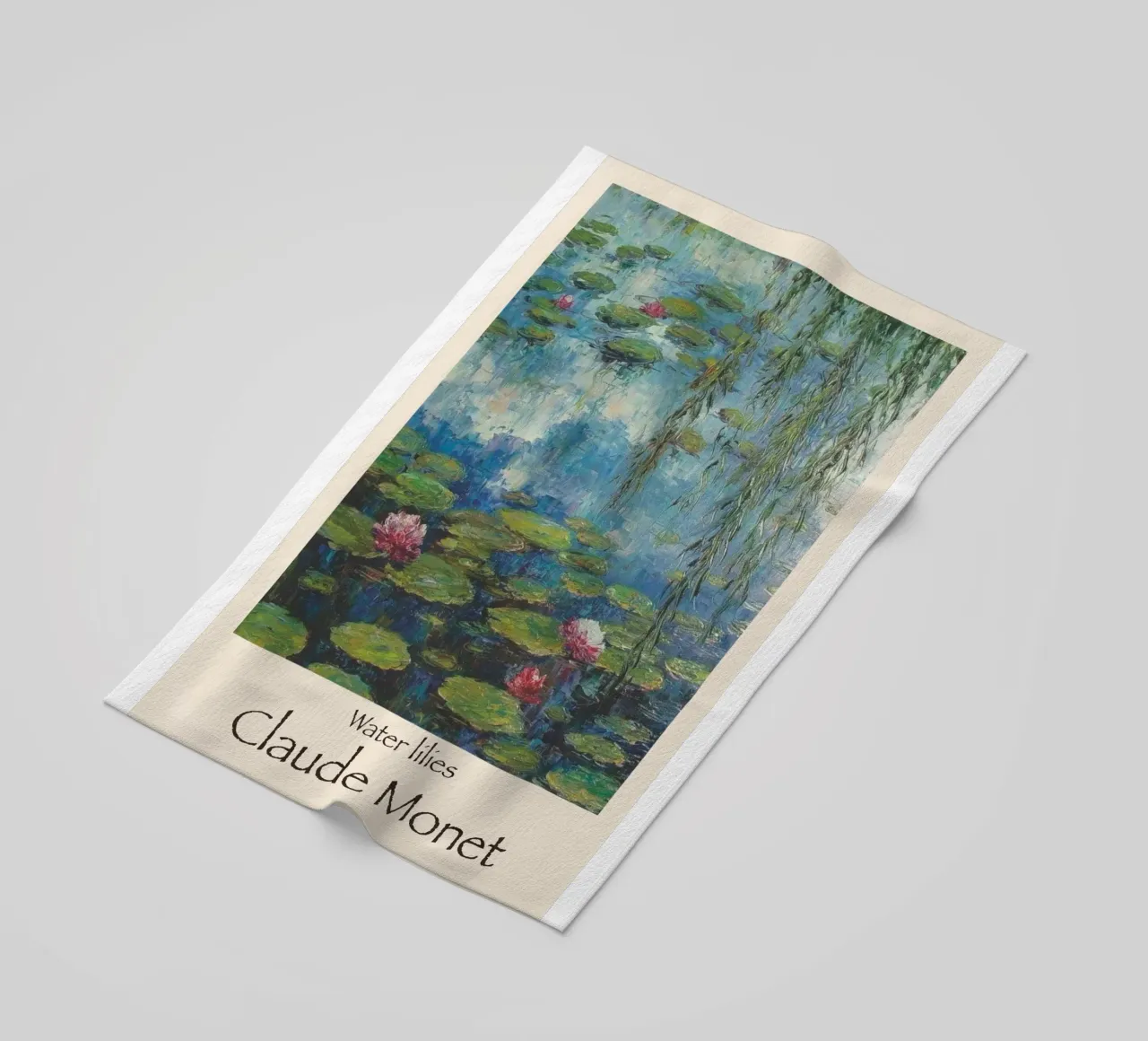 Le ninfee Monet telo mare da Günstiger Laden
