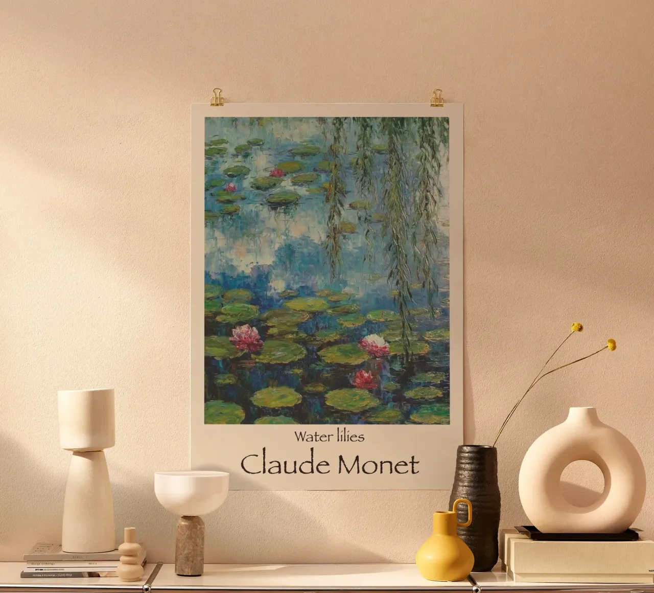 The Water Lilies Monet poster by Günstiger Laden