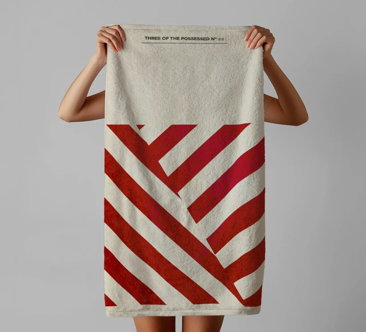 Sampler4-6 towel by Three Of The Possessed