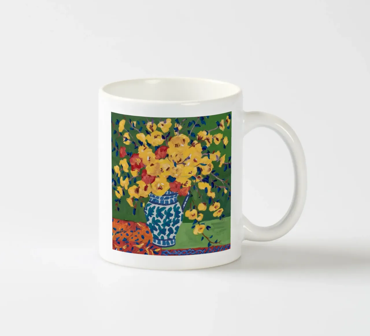 Impasto Bloom Symphony tazza in ceramica da Dawn Light