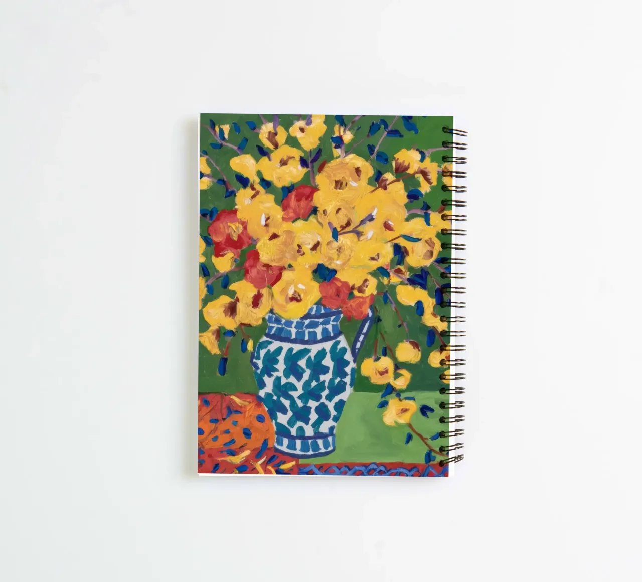Impasto Bloom Symphony spiral notebook by Dawn Light