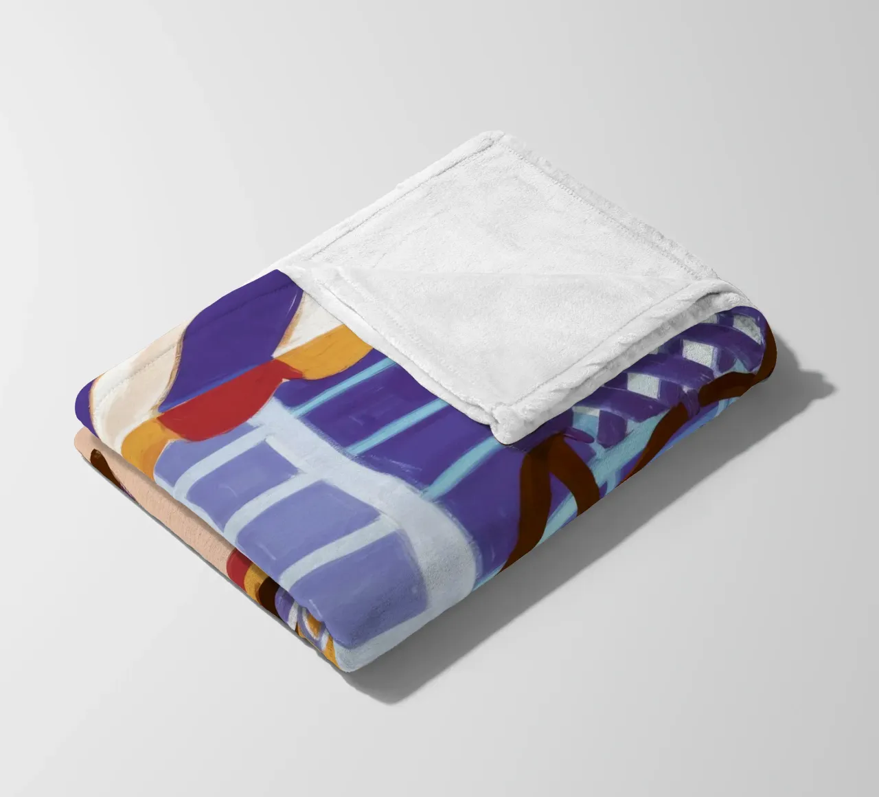 Tenda da sole a righe Reverie coperta in pile da Dawn Light