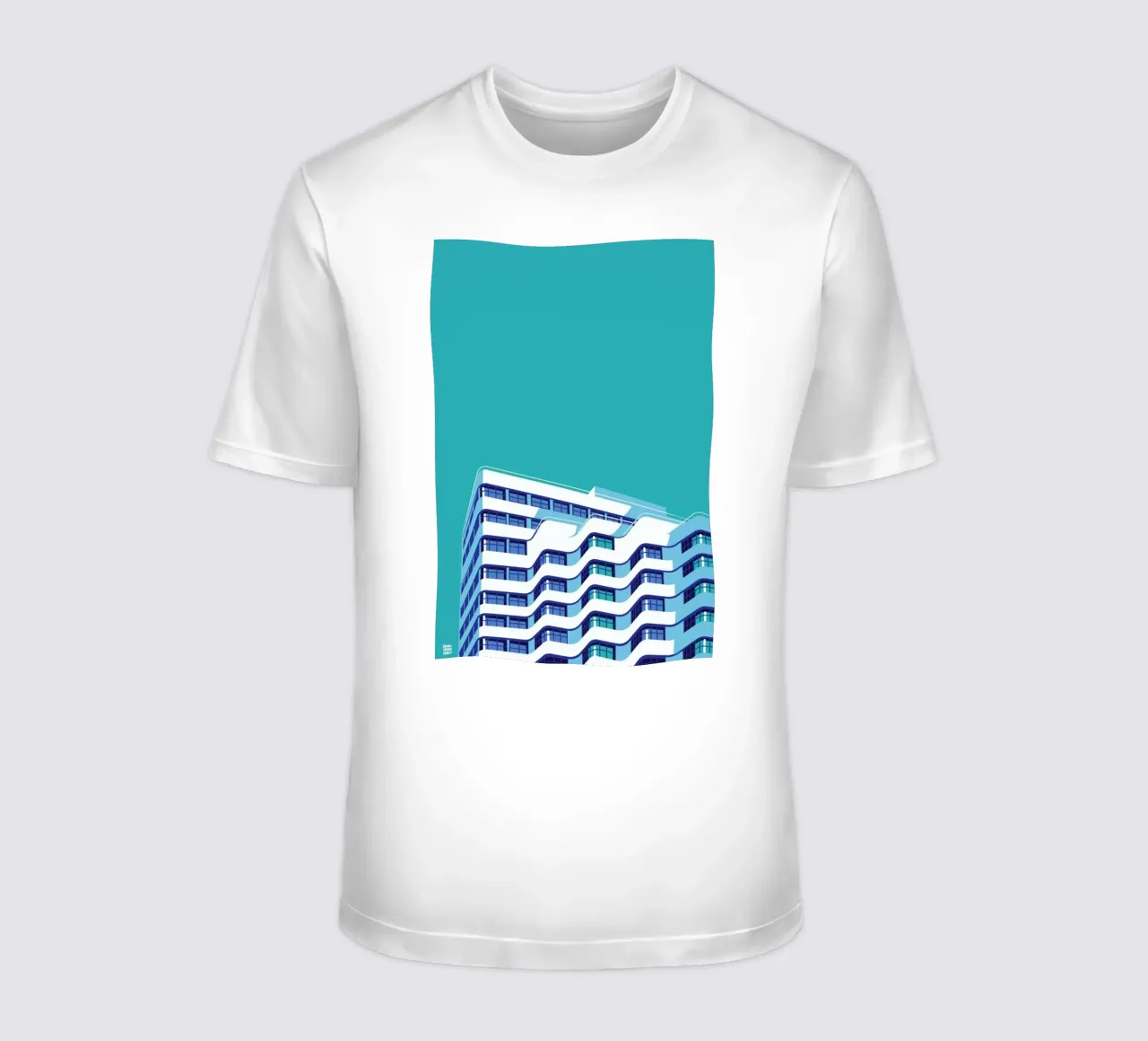 Berlin Shellhouse t-shirt da Remko Heemskerk