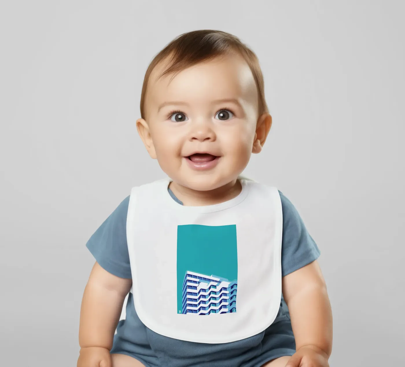 Berlin Shellhouse Babylätzchen von Remko Heemskerk