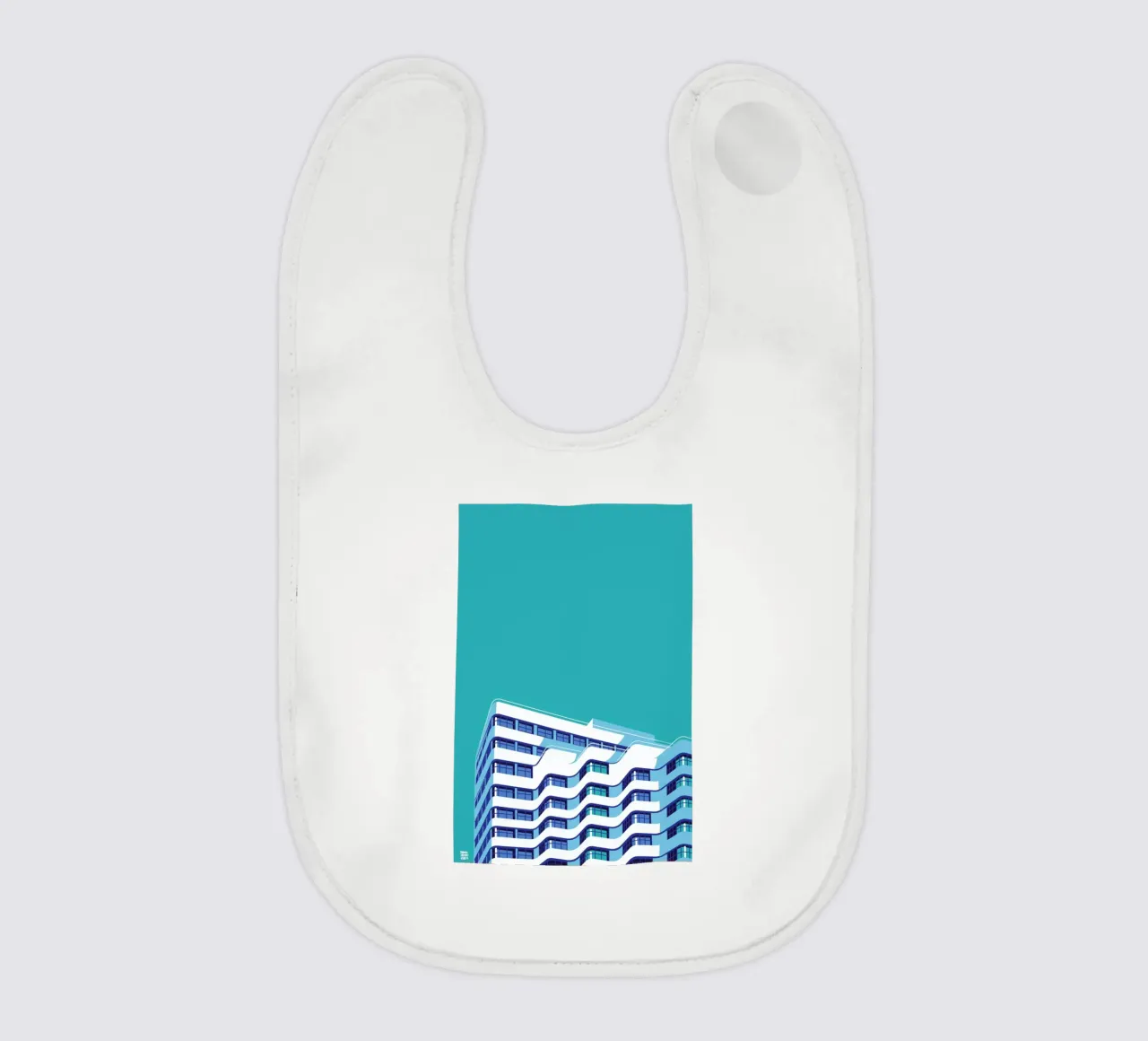 Berlin Shellhouse Babylätzchen von Remko Heemskerk