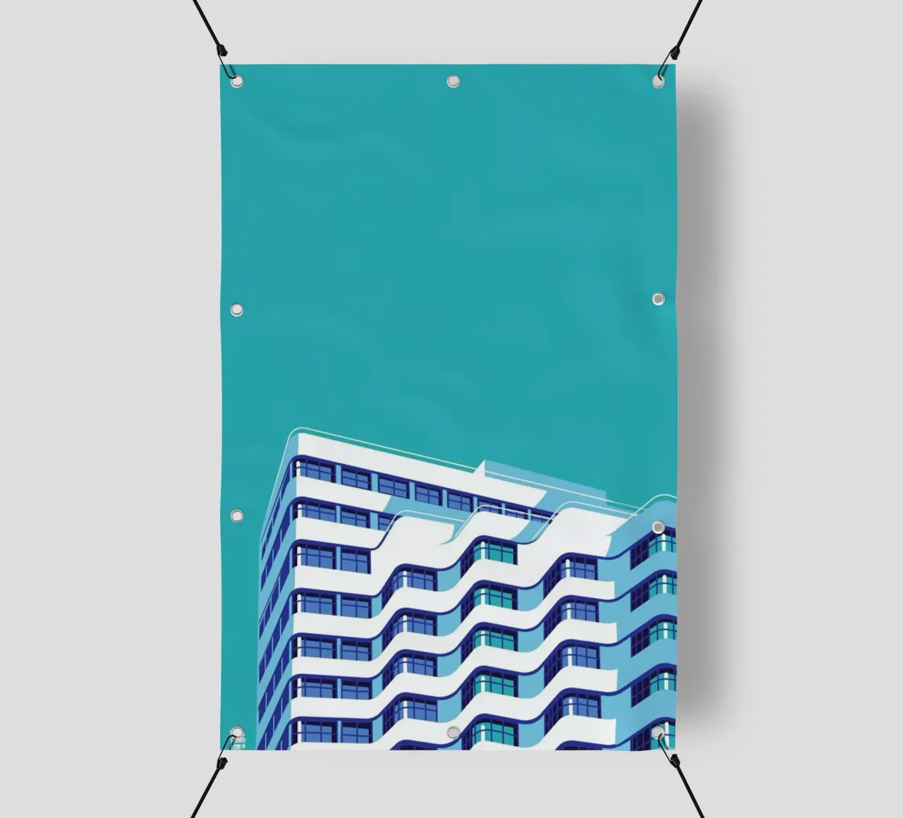 Berlin Shellhouse telo in pvc da Remko Heemskerk