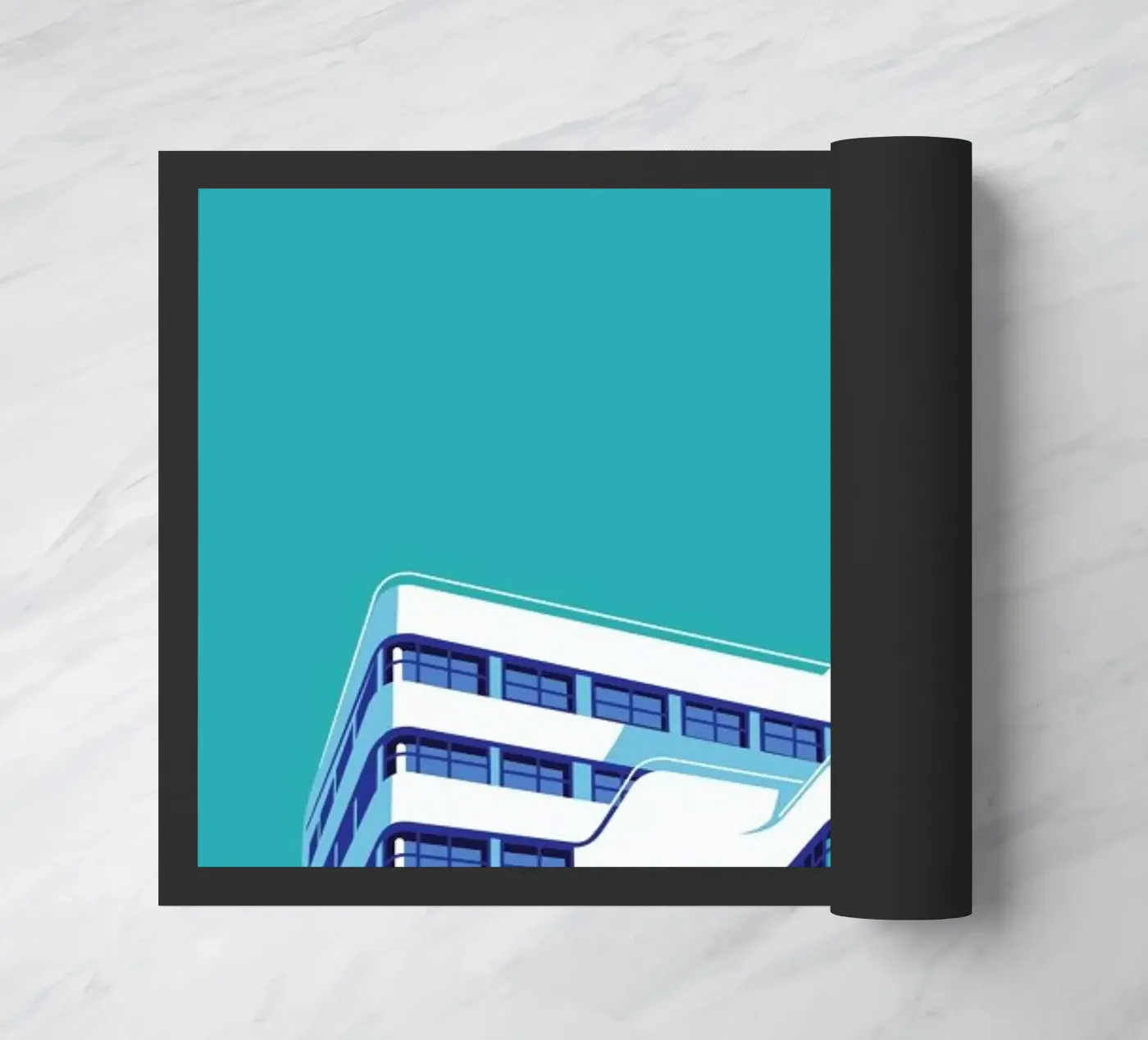 Berlin Shellhouse doormat by Remko Heemskerk