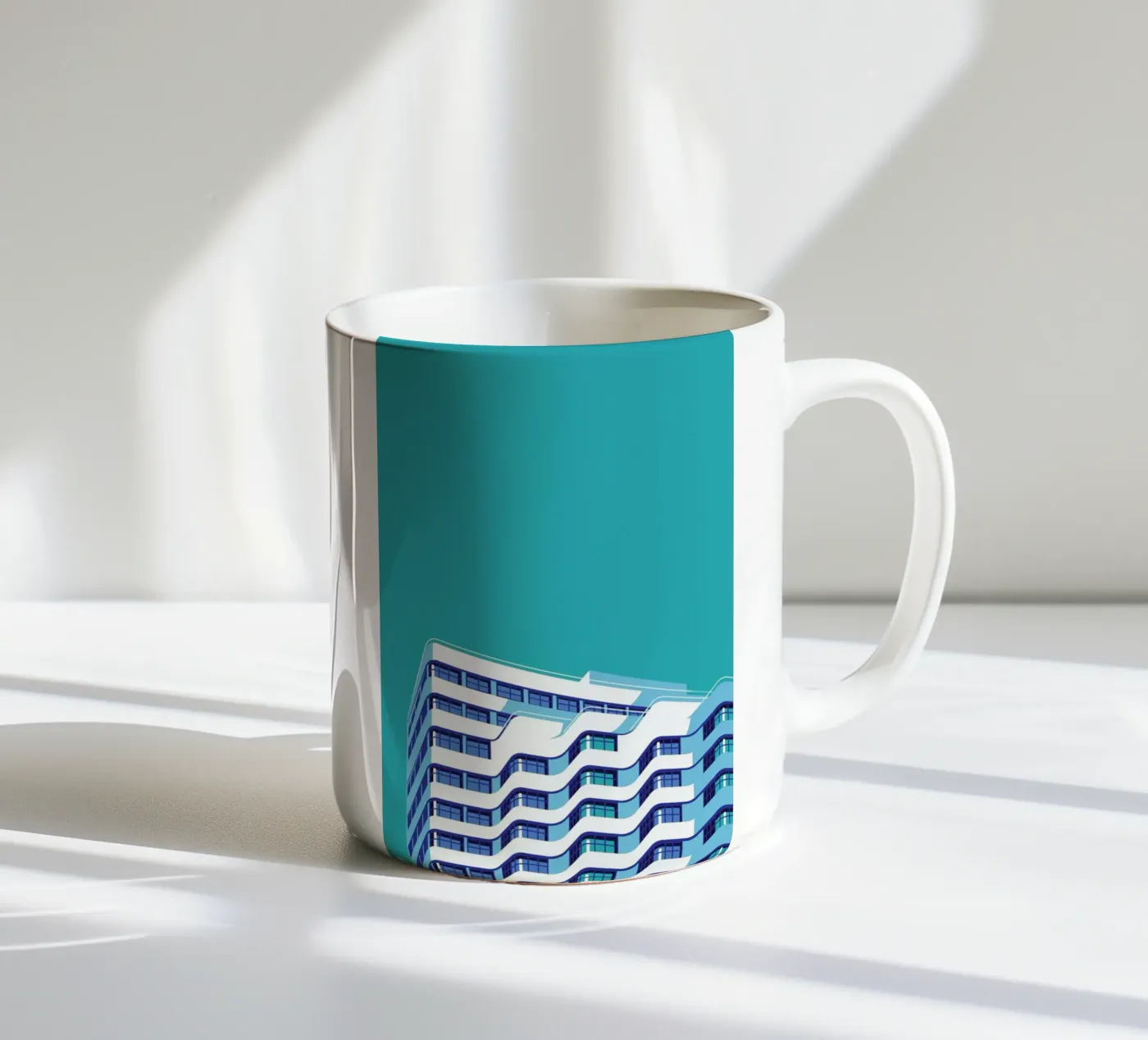 Berlin Shellhouse ceramic mug by Remko Heemskerk