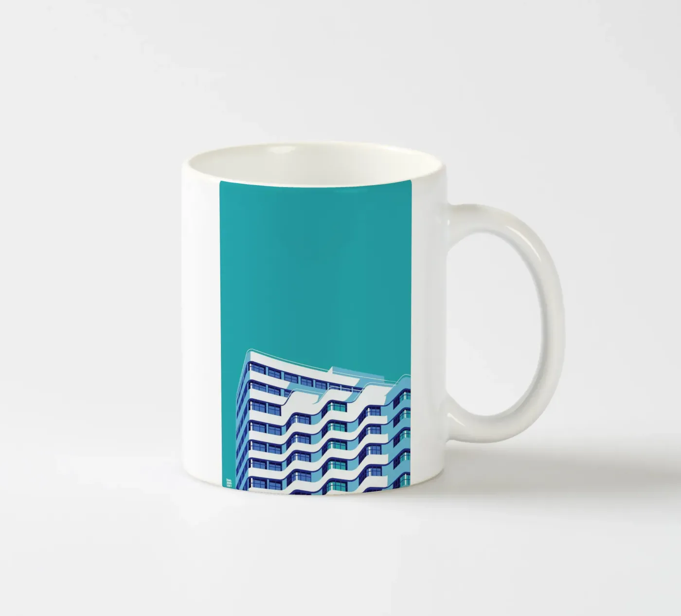 Berlin Shellhouse ceramic mug by Remko Heemskerk