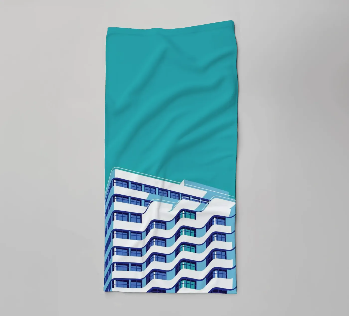 Berlin Shellhouse badhanddoek van Remko Heemskerk