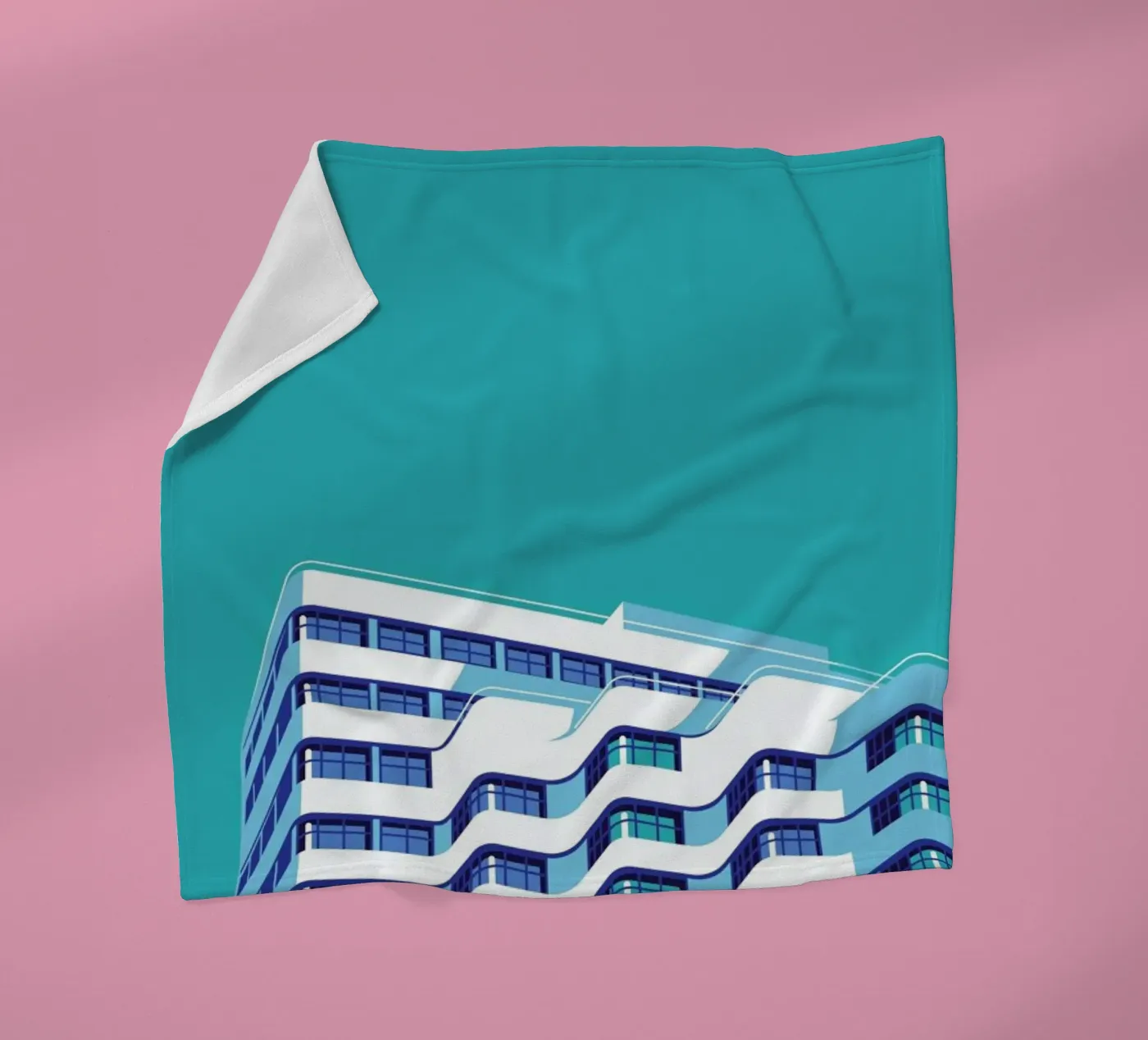 Berlin Shellhouse Fleecedecke von Remko Heemskerk