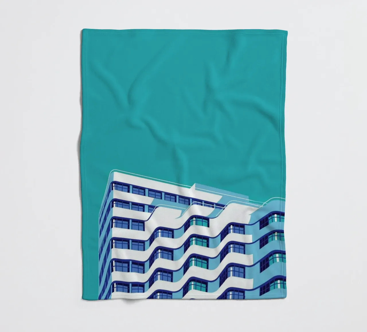 Berlin Shellhouse fleecedeken van Remko Heemskerk