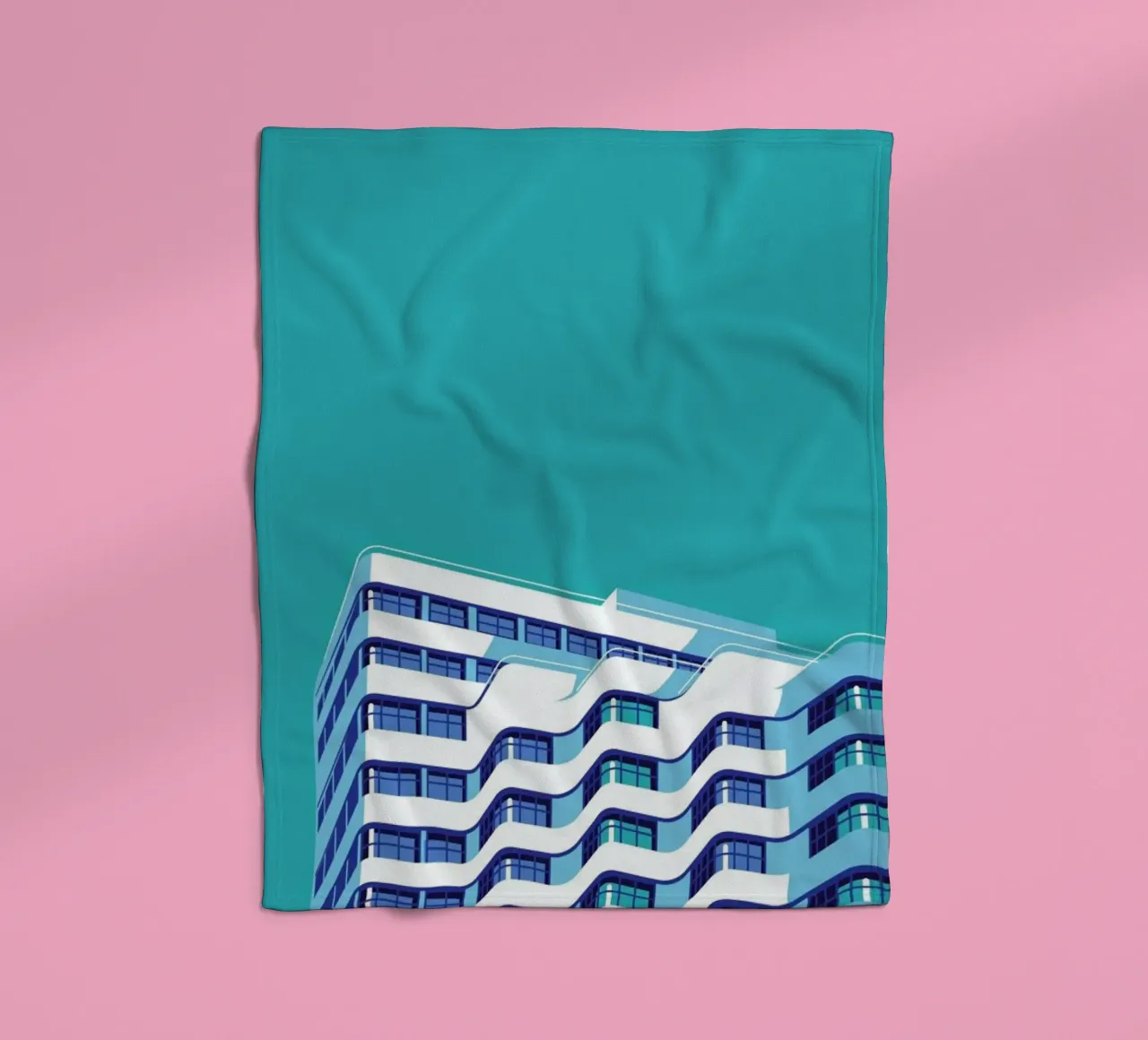 Berlin Shellhouse fleecedeken van Remko Heemskerk