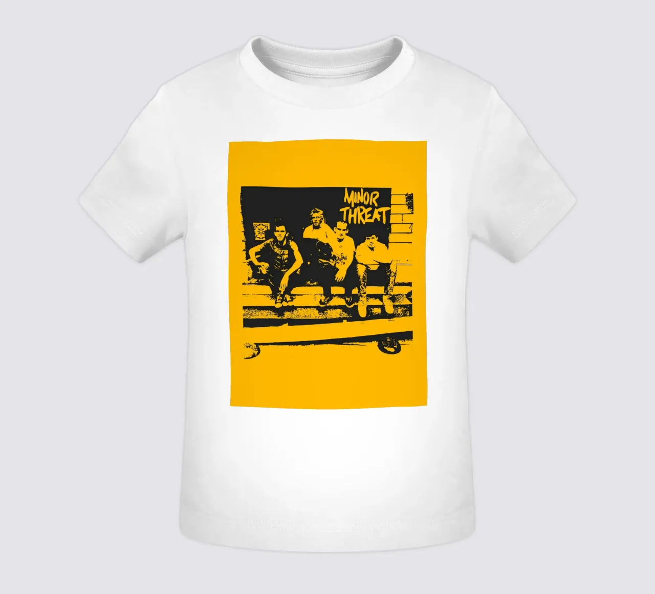 Minor Threat 1 Art baby t-shirt by music soul