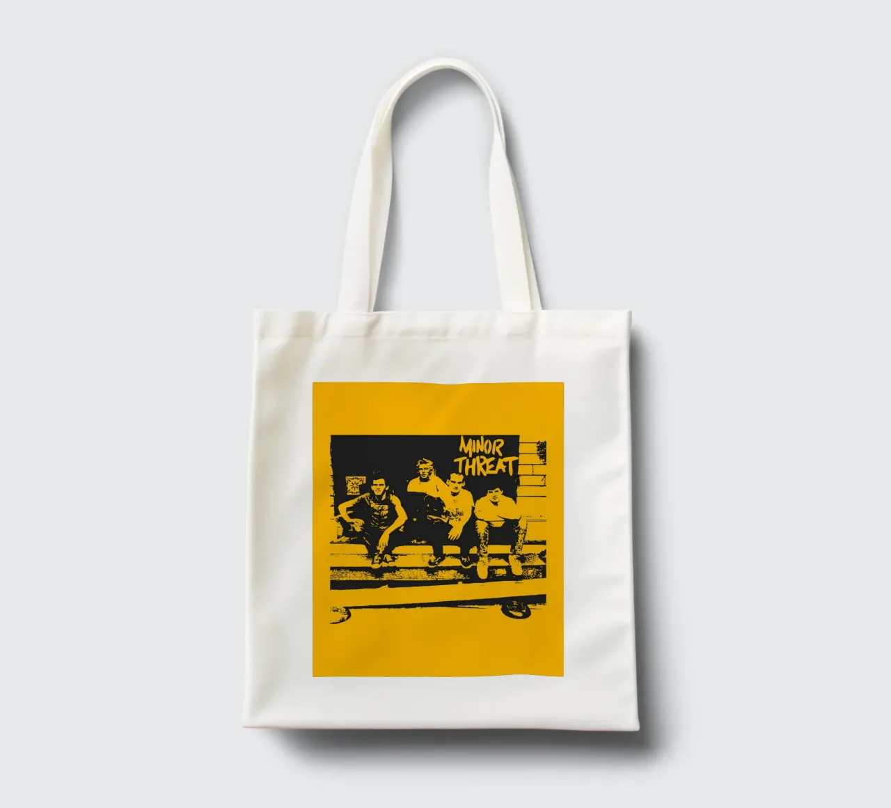Minor Threat 1 Art tote bag by music soul