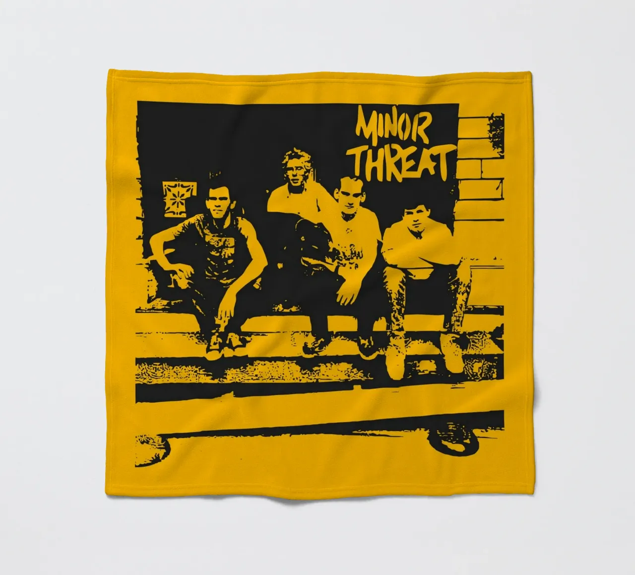 Minor Threat 1 Art fleece blanket by music soul