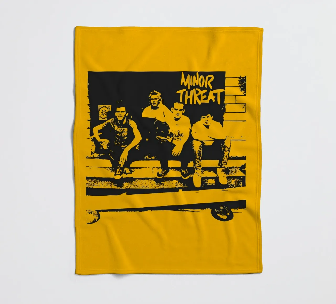 Minor Threat 1 Art fleece blanket by music soul