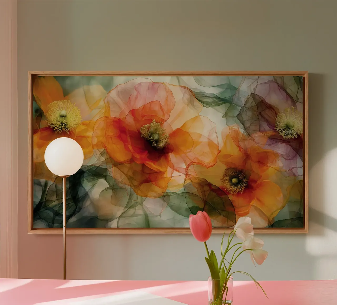 Wall-art by Imagine canvas with Floater frame by Imagine