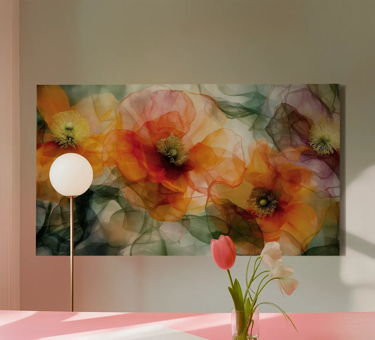 Wall-art by Imagine canvas with Floater frame by Imagine
