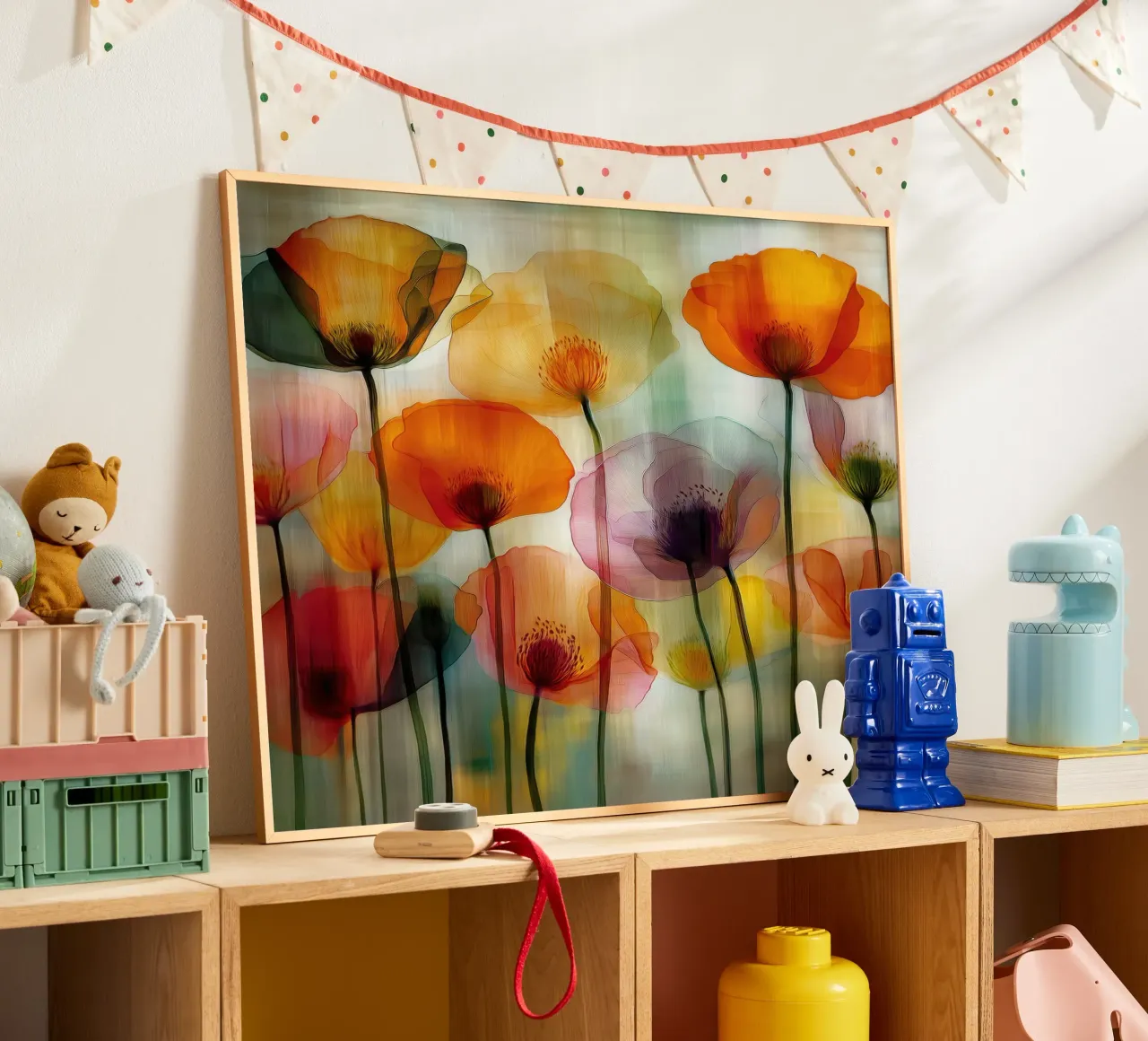 Arte da parete di Imagine poster con telaio in legno da Imagine