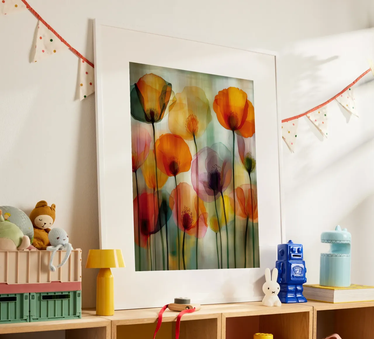 Arte da parete di Imagine poster con telaio in legno da Imagine