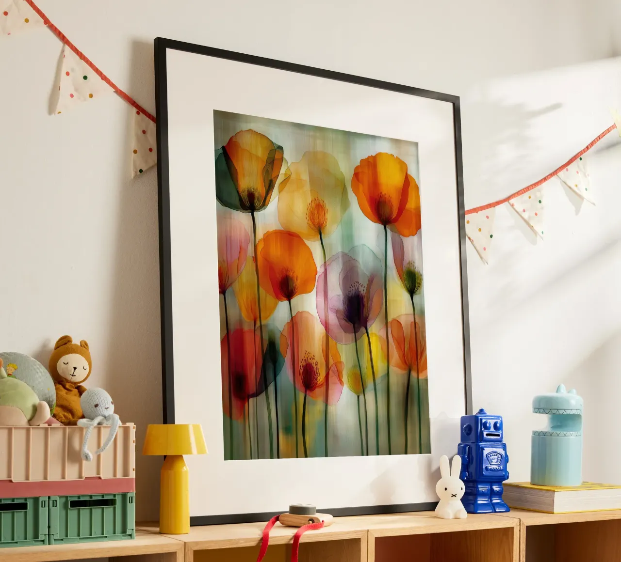 Arte da parete di Imagine poster con telaio in legno da Imagine