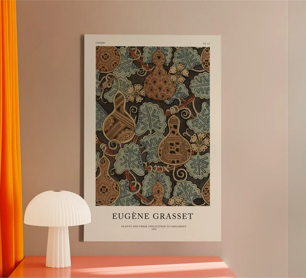 Grasset - Courd 15 tela con Cornice a cassetta da Vintage by JUNIQE